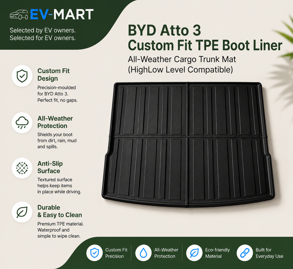 BYD ATTO 3 Boot Liner – detail view