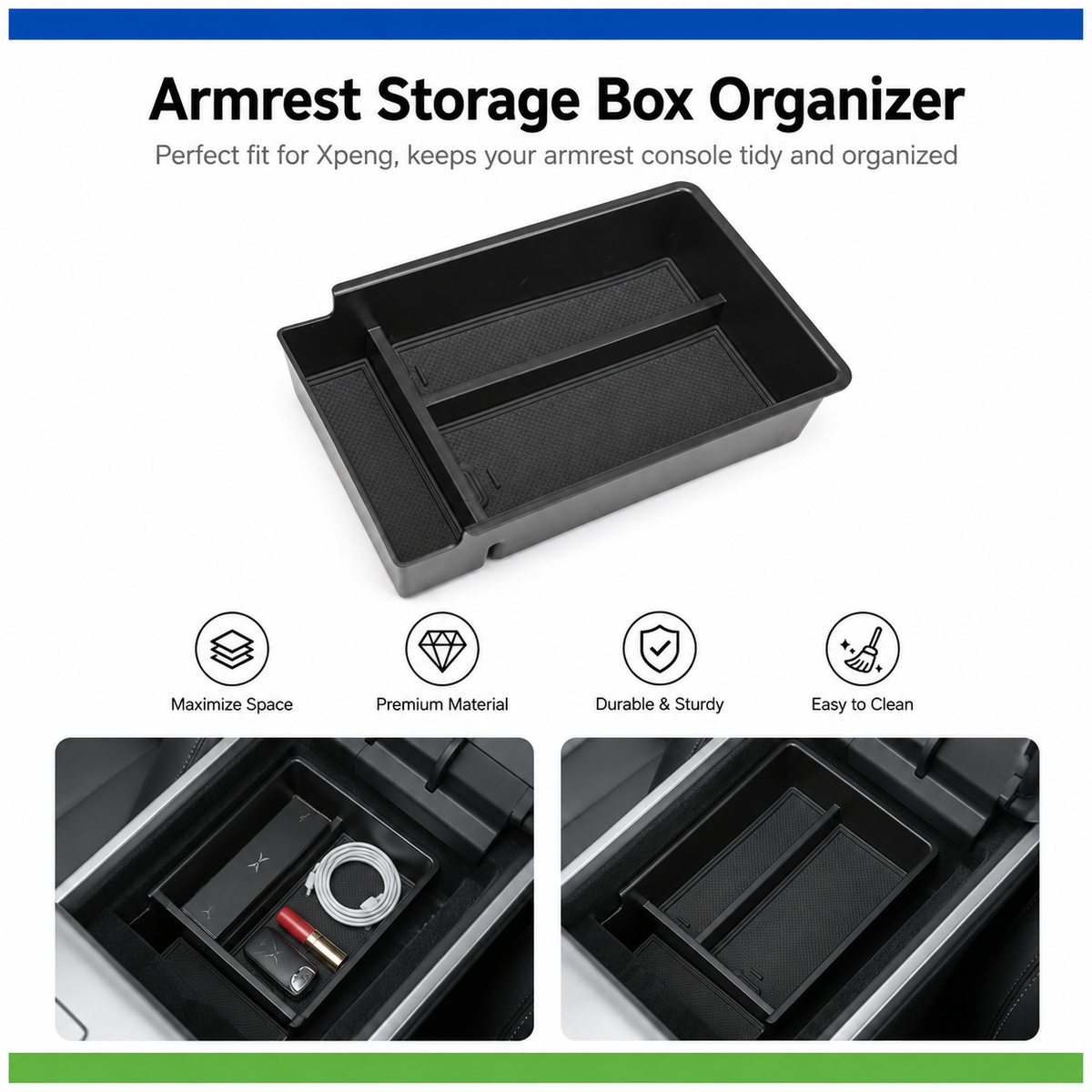 XPENG G6 Centre Console Storage Organiser Tray