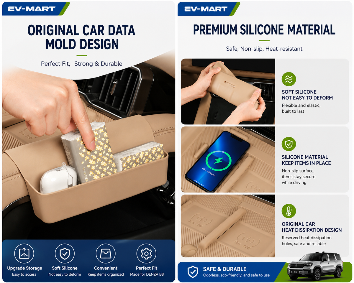Denza B8 Wireless Charging Pad Protector - Australian RHD Model