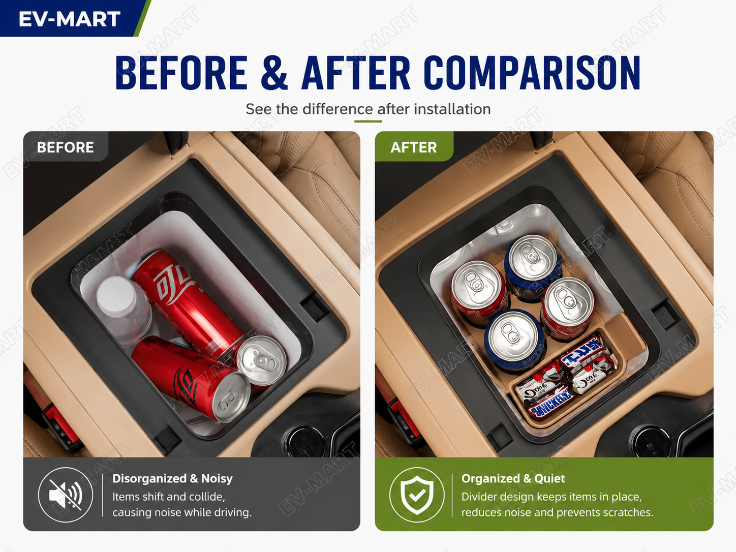 Denza B8 Fridge Silicone Organizer Insert | Food-Grade Storage Tray | Australian RHD Model
