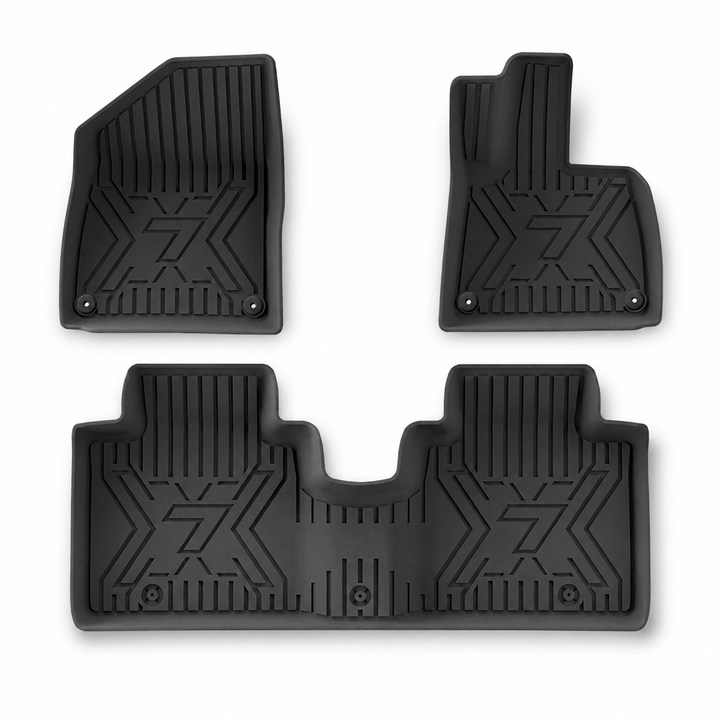 ZEEKR 7X Floor Liners - Black Interior Protection Set-RHD