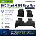 BYD Shark 6 Floor Liners – Black Front & Rear Set