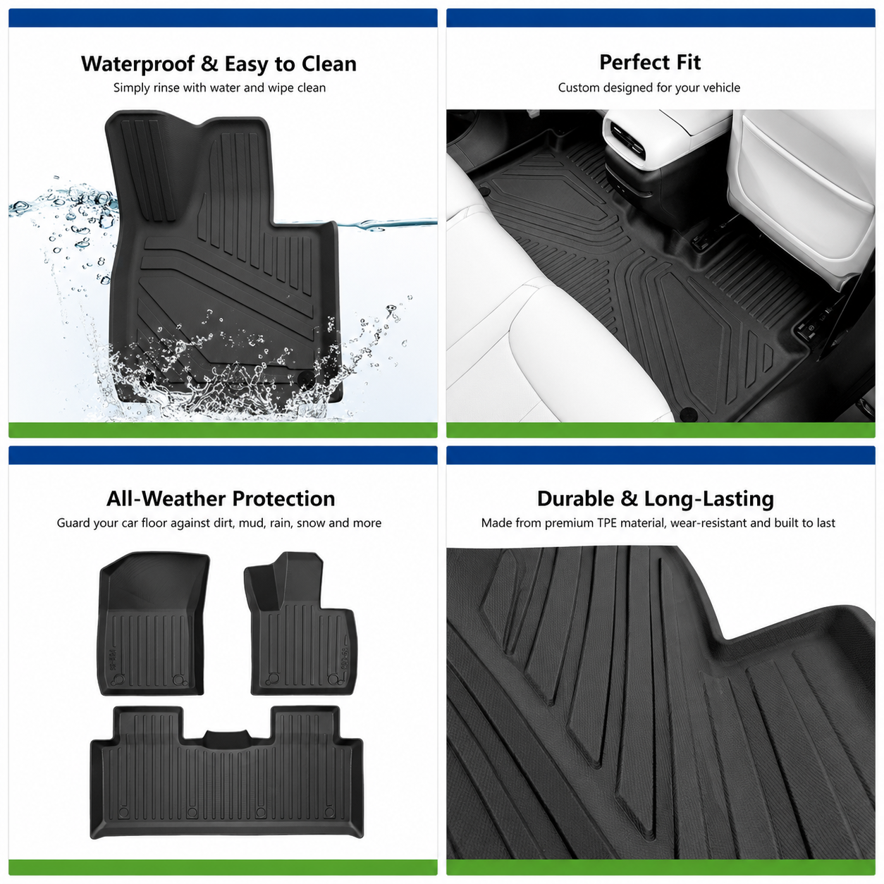 XPENG G6 3D TPE Floor Mats (RHD)