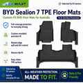 BYD SEALION 7 Floor Liners – 1st & 2nd Row RHD