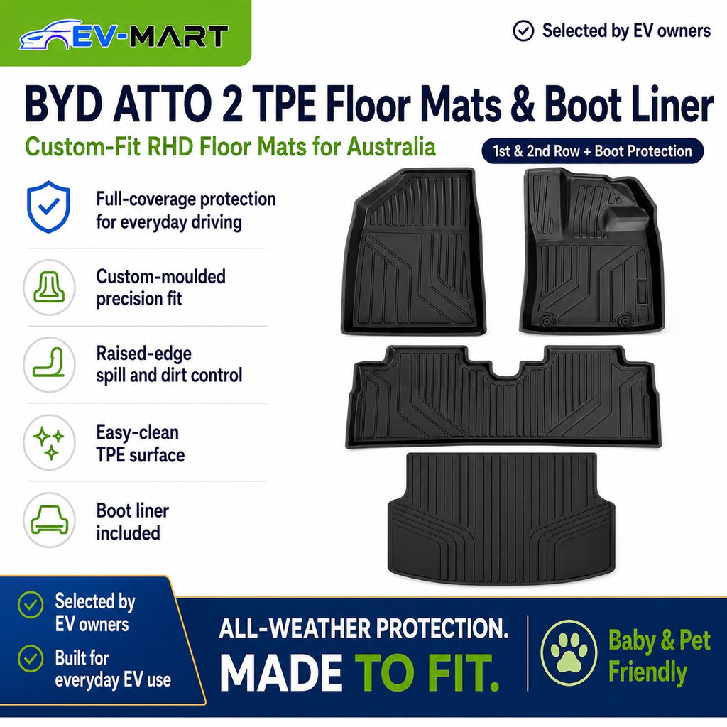 BYD ATTO 2 Floor Liners & Boot Liner