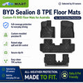 BYD SEALION 8 Floor Liners – 1st to 3rd Row RHD
