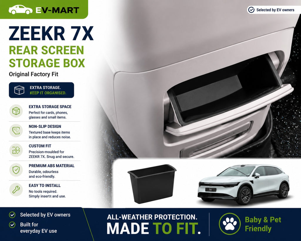 ZEEKR 7X Rear Screen Storage Tray