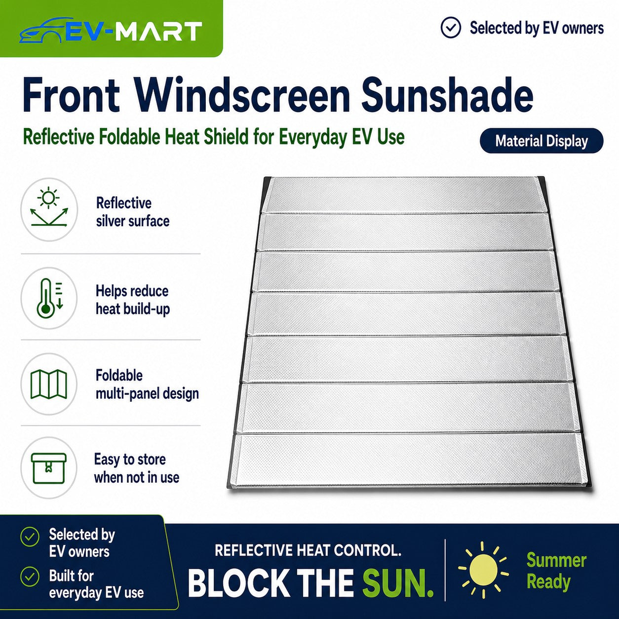 BYD ATTO 1 Front Windscreen Sunshade