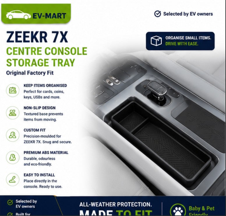ZEEKR 7X Centre Console Storage Tray